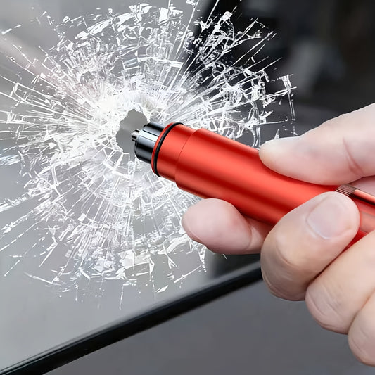 Emergency Safety Hammer - Car Window Breaker with Seatbelt Cutter, Portable Escape Tool for Vehicle & Home Use