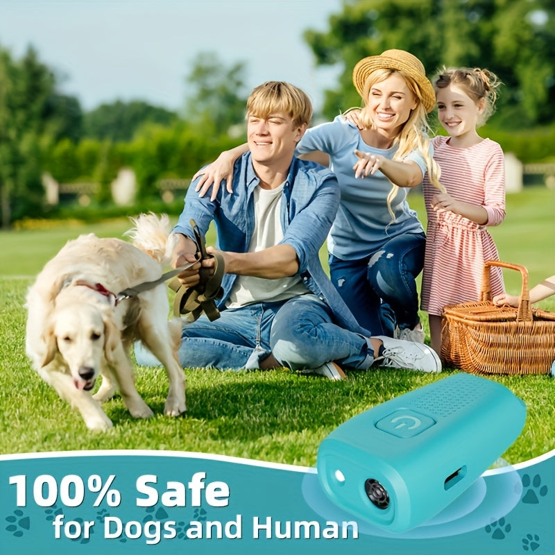 YNF Automatic Dog Device - Instant Barking Control, Rechargeable Battery-Powered, USB Dual Use, for Indoor/Outdoor Use, No Charging Required, With Battery