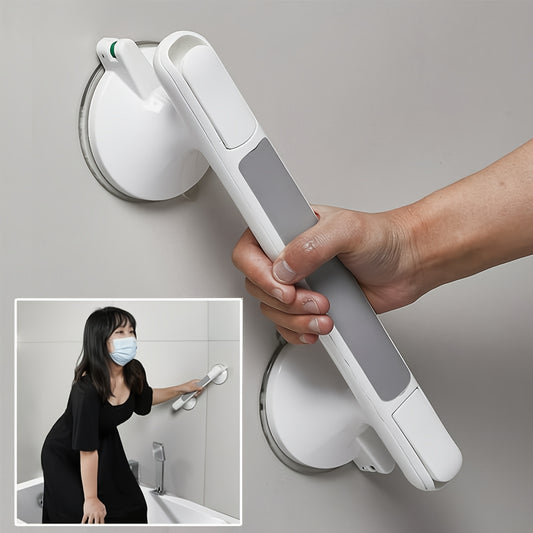 Safety Handrails Designed for Seniors, Requiring No Drilling, Featuring Non-Slip Suction for Easy Installation. Ideal for Tiles, Glass, And Hard Plastic Surfaces, Perfect for Use in Bathrooms, Restrooms, Living Areas, And Ki