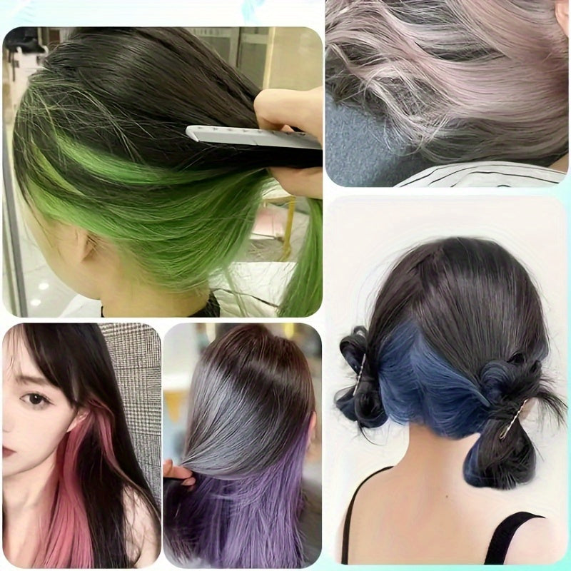 15 Colors 55.88cm Women's 22-Inch Long Curly Wave Synthetic Hair Wig - Brown/Red Blonde Purple/Pink/Pinkish-Red/Purple/Pink/Pinkish-Women Hair Extensions