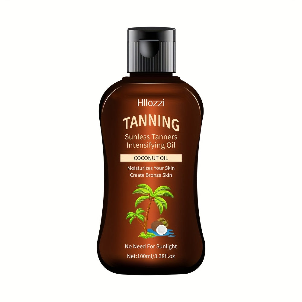 100Ml /3.38Fl.Oz Coconut Tanning Oil for a Waterproof And Long-Lasting Tan, Suitable for Indoor Use, with Moisturizing And Hydrating Properties. Comes in a Spray Bottle And Flip-Top for Easy And Convenient Carrying, Free from