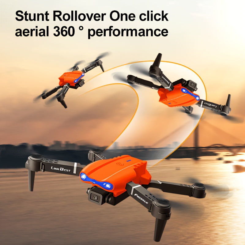 E99-PRO intelligent Drone + 3 Battery Set , Dual Cameras, Optical Flow Hover, 360 ° Flip, Folding Design, Perfectly Capturing Every Touching Moment, with Simple and Convenient Operation