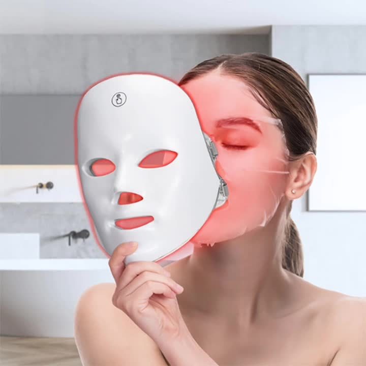 NEW Arrivals 7 Colors Led Facial Device, USB Charging, Beauty Care, Perfect Holiday Gift for Women, Ladies Beauty Salon Spa Accessories