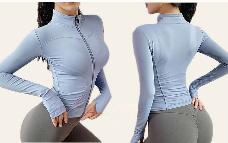 Athletic Zip Up Sweat Vest Jacket Sleeveless Running Yoga Tops High Neck Shirts Sports Top Fitness Women Workout Tops