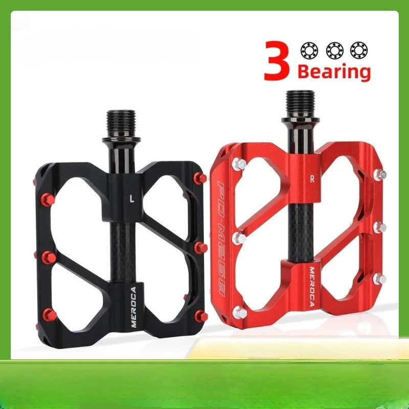 Bicycle Pedal 3 Bearing Non-Slip Mtb Pedals Sealed Three Bearing Aluminum Alloy Mountain Bike Pedal Cycling Accessories