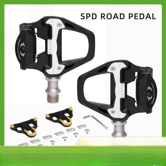 Bike Lock Pedal Bicycle Self-Locking Pedal With Sealed Bearings Lock Piece For SPD System Road Bike Ultra-Light Pedal