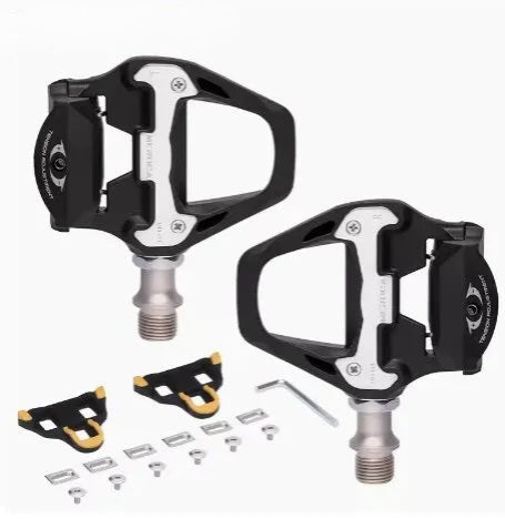 Bike Lock Pedal Bicycle Self-Locking Pedal With Sealed Bearings Lock Piece For SPD System Road Bike Ultra-Light Pedal