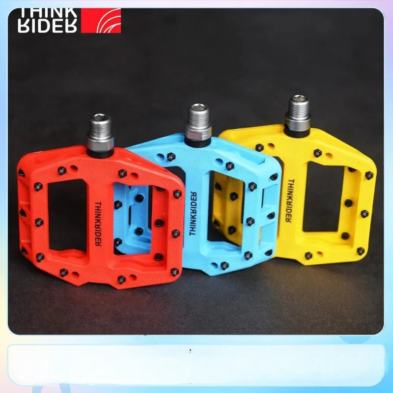 ThinkRider Flat Bike Pedals MTB Road 3 Sealed Bearings Bicycle Pedals Mountain Pedals Wide Platform Bicicleta Accessories