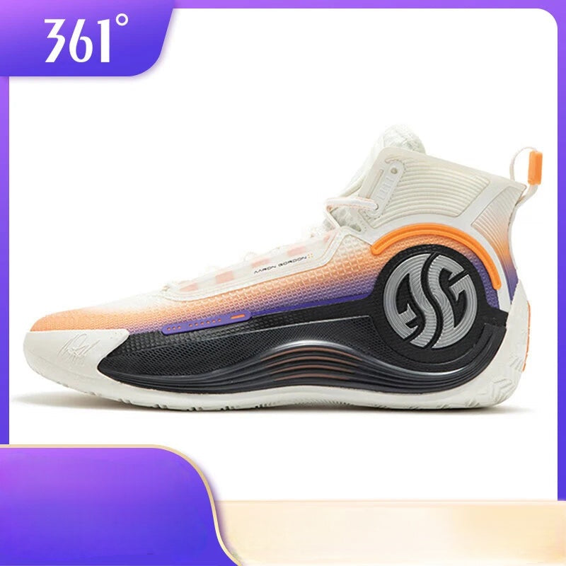 361 Degrees Men's Basketball Shoes Plate Durability Shock Absorption Male Sneakers