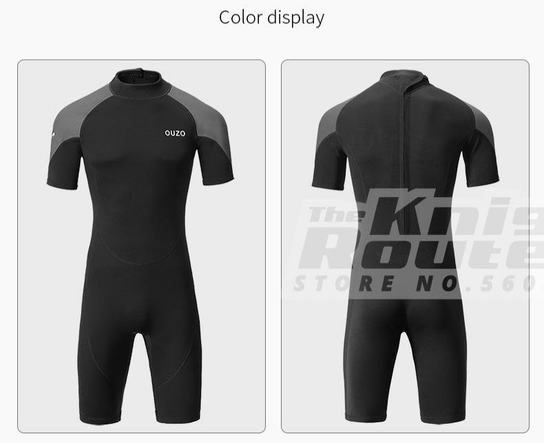 1.5MM Neoprene Women Wetsuit Men One-Piece Suits Keep Warm Surf Scuba Suit Diving Fishing Spearfishing Kitesurf Swimwear WetSuit