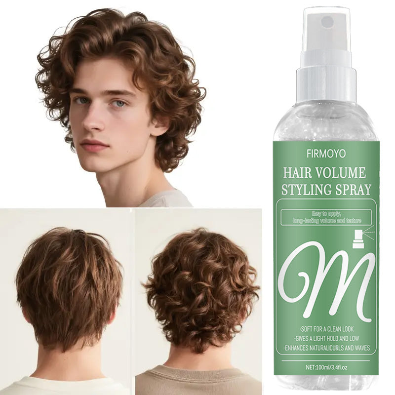 Keratin Volume Styling Spray, suitable for all hair types, fast styling, long-lasting and firm, with keratin and glycerin, mild and non-irritating ingredients, anti-sweat, oil control, nourishing and moisturizing, daily care,