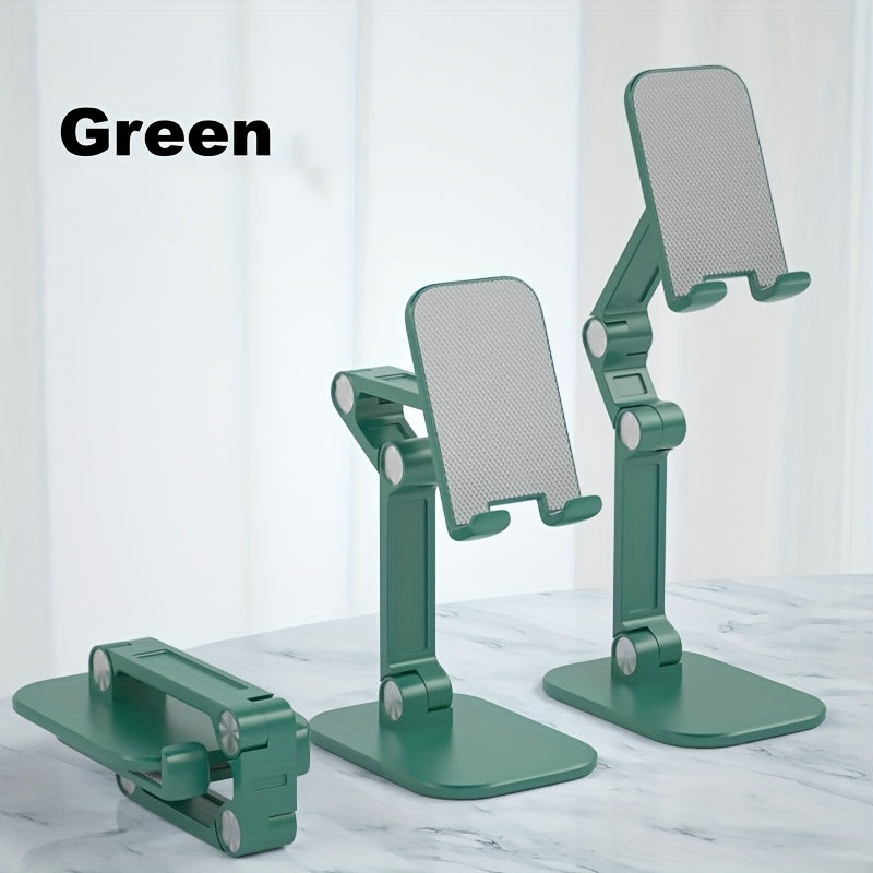 Green/White/Black Color Adjustable And Foldable Pocket Phone Holder for Desks, Suitable for Taller iPhones And Compatible with Smartphones And Tablets Ranging from 11.94cm to 33.02cm