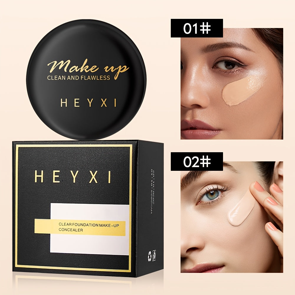 2 PCS Set Full Coverage Concealer - Waterproof, Matte Finish, Suitable for All Skin Tones, Hides and Dark Spots, Long-Lasting, Multi-Color, Plant-Based Formula