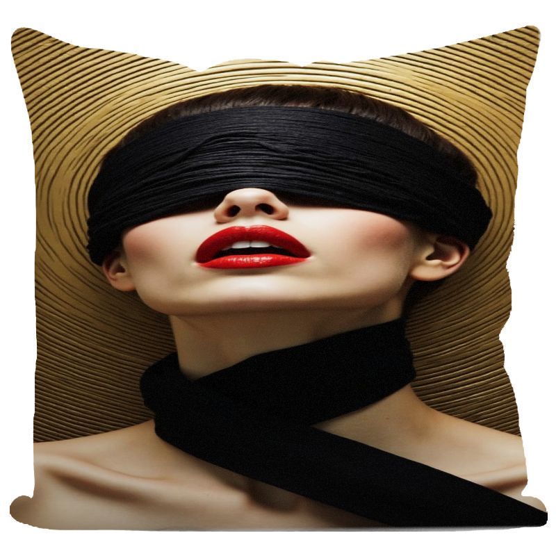 Luxury Black Blindfold & Neck Scarf Set - Soft Satin Sensual Elegant Eye Mask & Scarf for Intimate Games, Blindfolded Play, Spa, Photography, Halloween - Zipper Closure, Hand Washable, Multi-Use for Adults, Women & Men - Lux