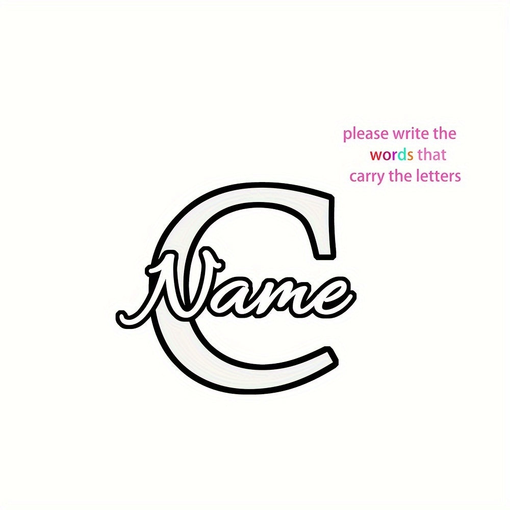 Customized bedroom personalized double-sided letter LED mirror light, USB power supply, suitable for room wall, bathroom, neon light mirror, Christmas Valentine's Day birthday gift (1pc)