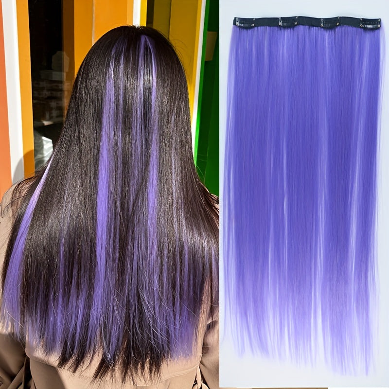 15 Colors 55.88cm Women's 22-Inch Long Curly Wave Synthetic Hair Wig - Brown/Red Blonde Purple/Pink/Pinkish-Red/Purple/Pink/Pinkish-Women Hair Extensions