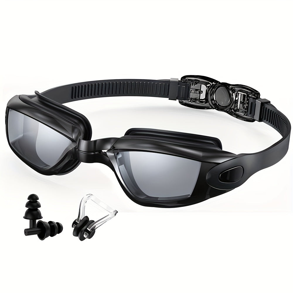 Professional Anti-Fog And Waterproof Adult Adjustable Swimming Goggles for Men, Women, And Teenagers, Designed for Training Swimming Accessories