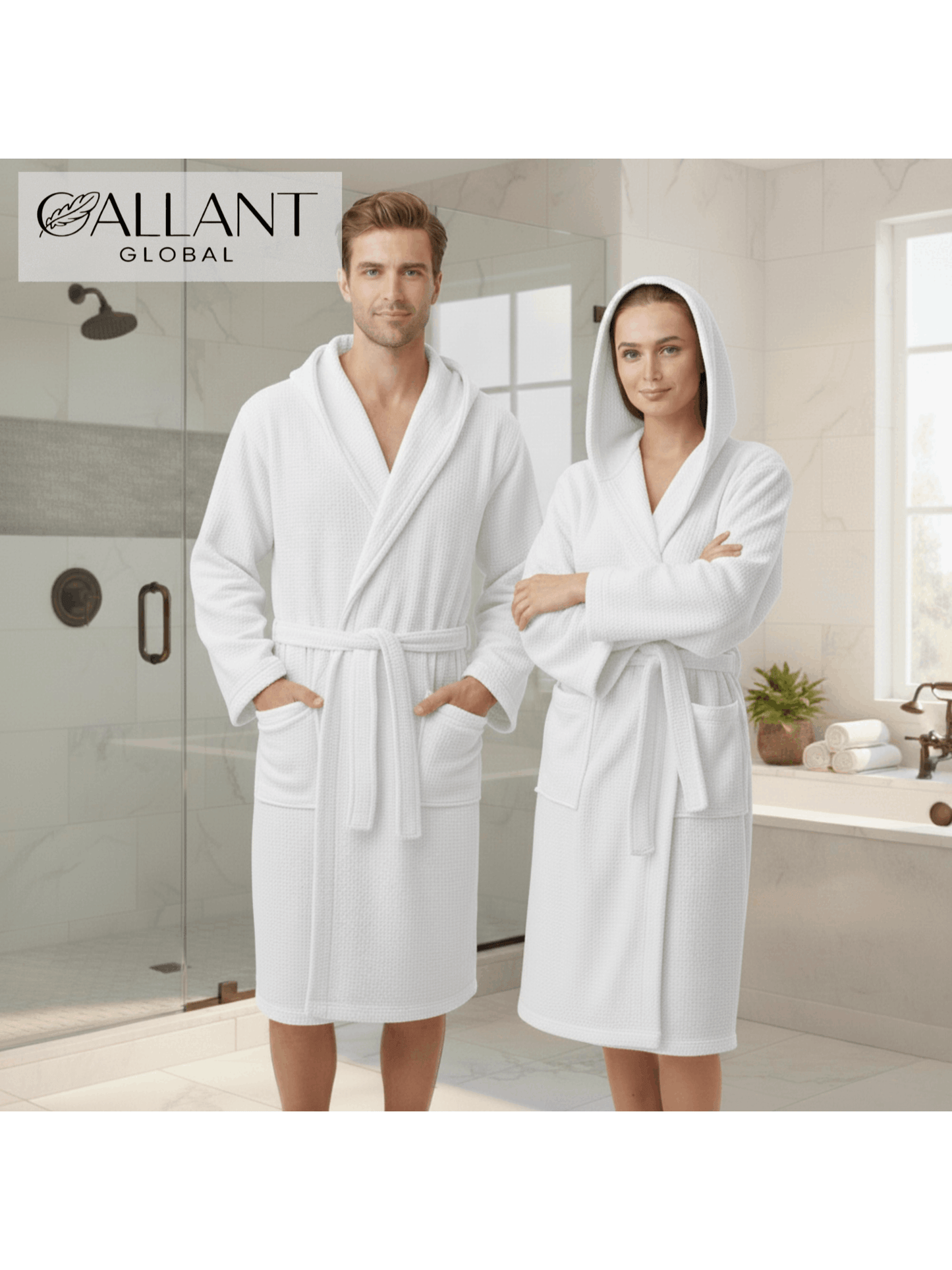 M-2XL Plus Size 4 Colors Premium Men Women 100% Luxury Cotton Super Soft Terry Towel Bath Hooded Robe Ladies Dressing Gowns Towel Bathrobe Nightwear Housecoat Bathing Apparel Supplies