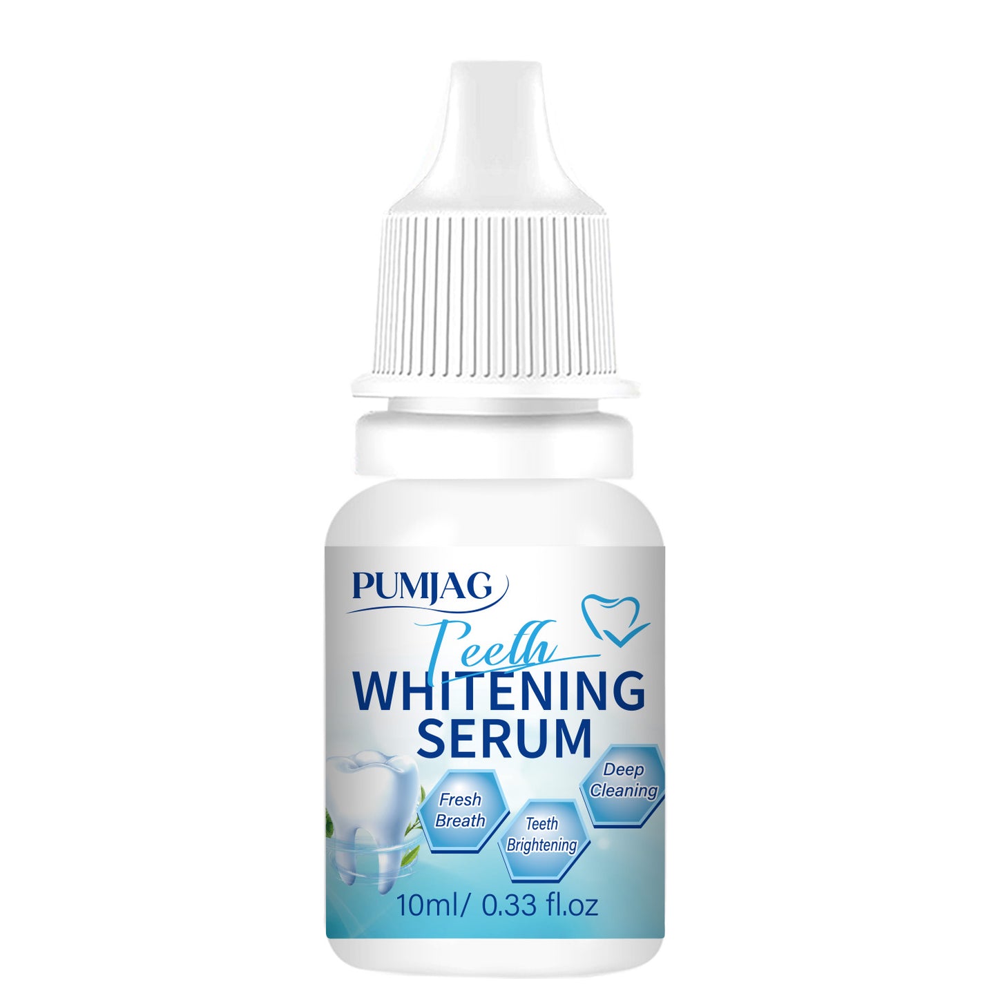 Teeth Whitening Serum, Mint Flavor, Fast Acting Teeth Whitening Serum, Prevents Plaque By Brushing, Deep Cleaning Formula Teeth Whitening Gel, Confidence To Reveal Snowy Teeth, Suitable for Men and Women, 10ml