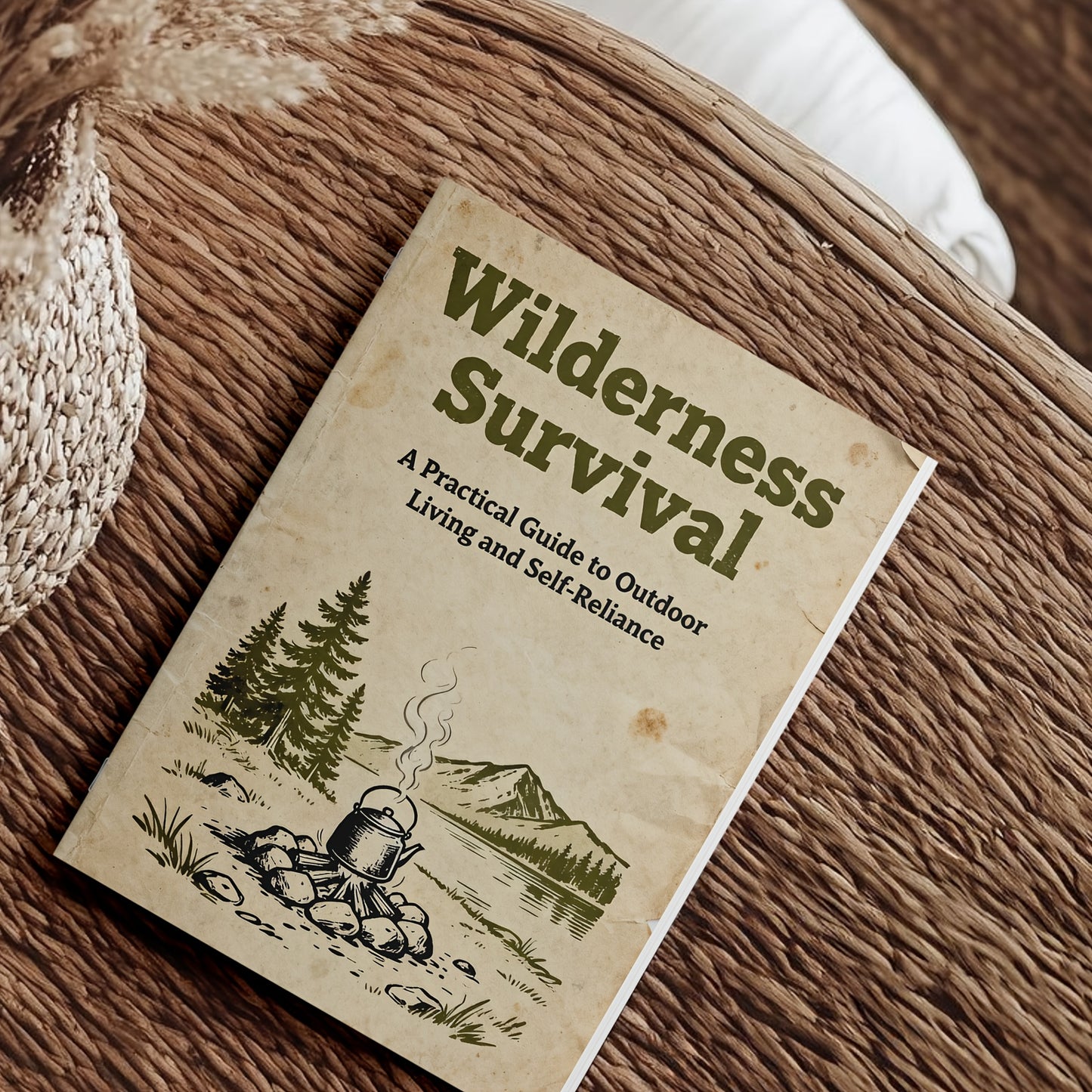 Wilderness Survival Journal for Camping, Hiking & Bushcraft – Outdoor Skills Bible with Fire-Making, Shelter Building, Water Purification, Hunting & Emergency Tips for Preppers & Nature Lovers
