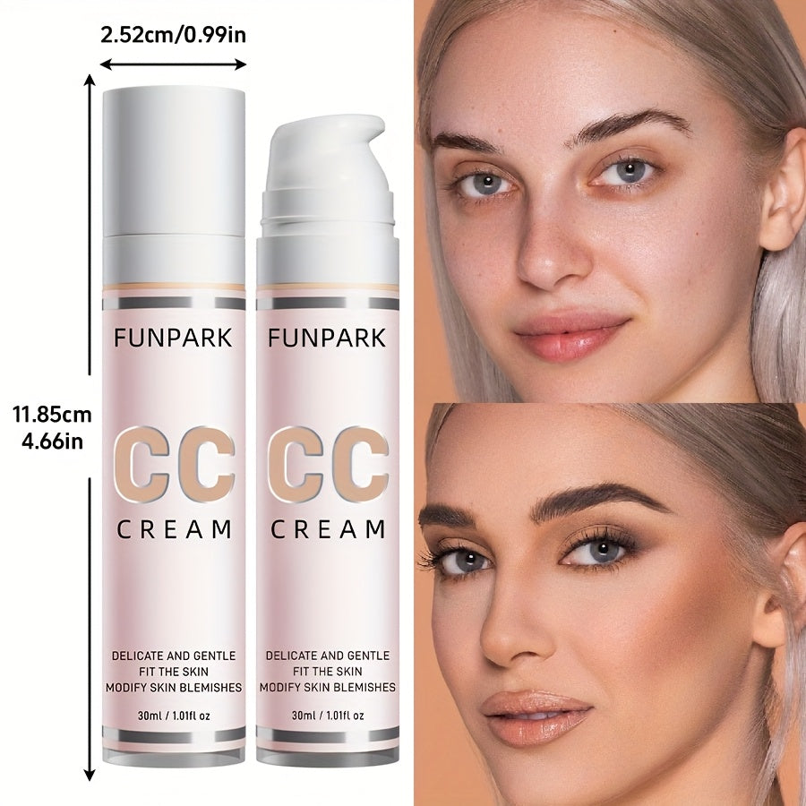 CC Cream, Cover Freckles and Wrinkles, Create Flawless Skin, Whitening Brightening Cream Light Texture, Easy to Apply, Long Lasting Makeup Concealer Women Beauty Salon Spa Accessories Cosmetic Supplies