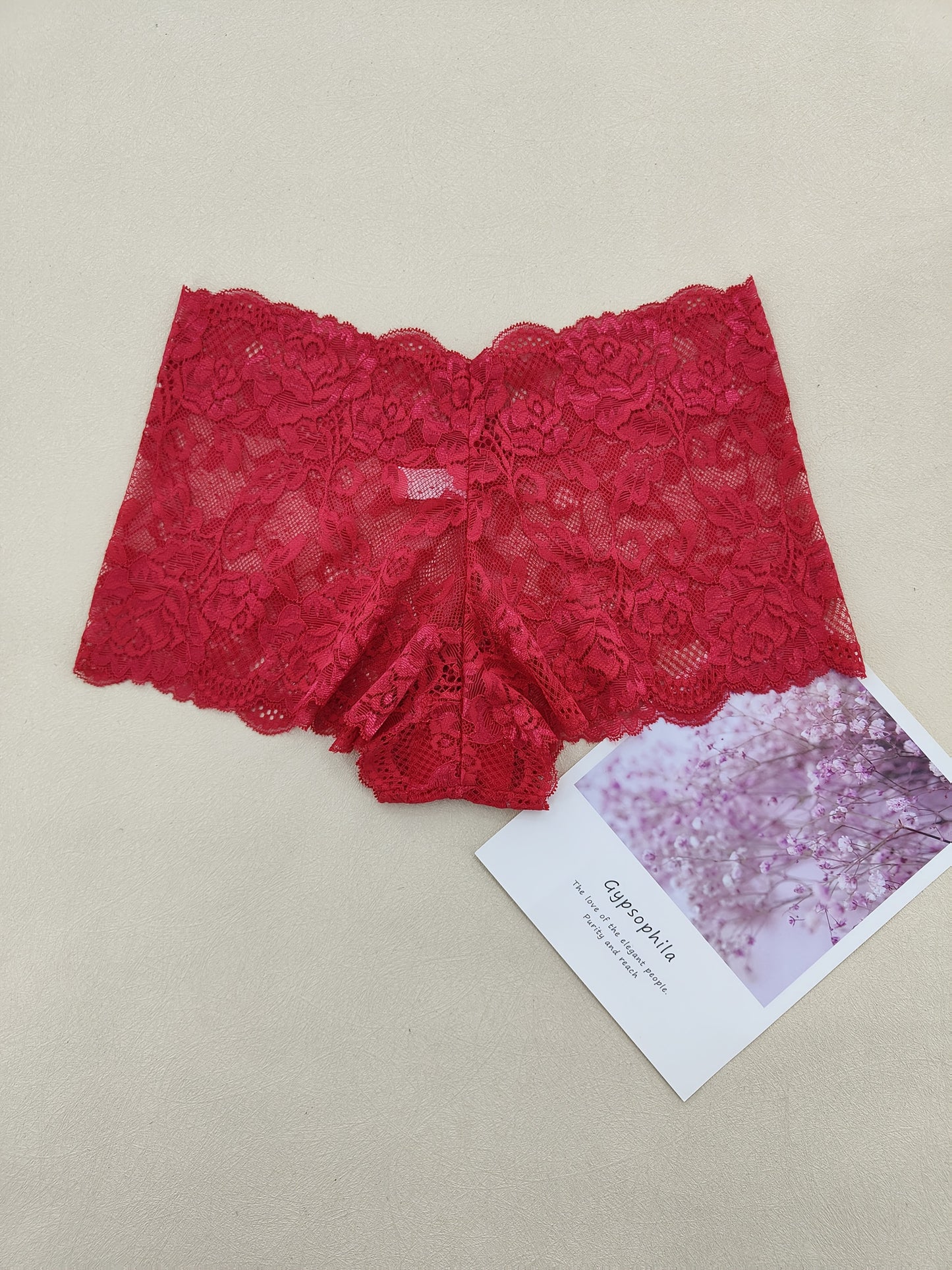 UK (8-18) Size Women's Lace Trim Stretch Panties 6 PCS Set Sexy Briefs Women Underwear Lingerie Apparel Accessories