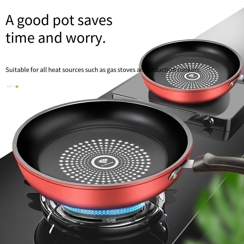 Non-Stick Lightweight, Smokeless, 24,5cm Frying Pan Suitable for Home Use, Perfect for Pancakes, Steaks, And Breakfast, Compatible with Gas Stoves And Induction Cookers Home Kitchen Accessories