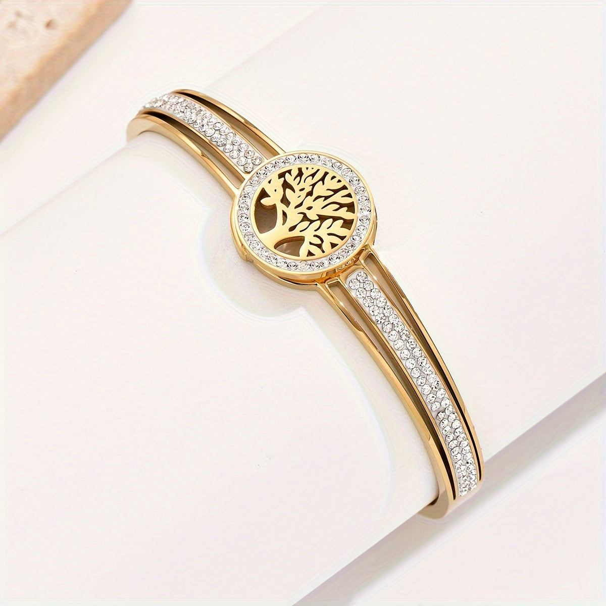 TREE OF LIFE Women and Men's Stylish  Bracelet Made of 316L Stainless Steel, Perfect As a Holiday Gift Wealth Prosperity Health Fortune Jewelry Accessories