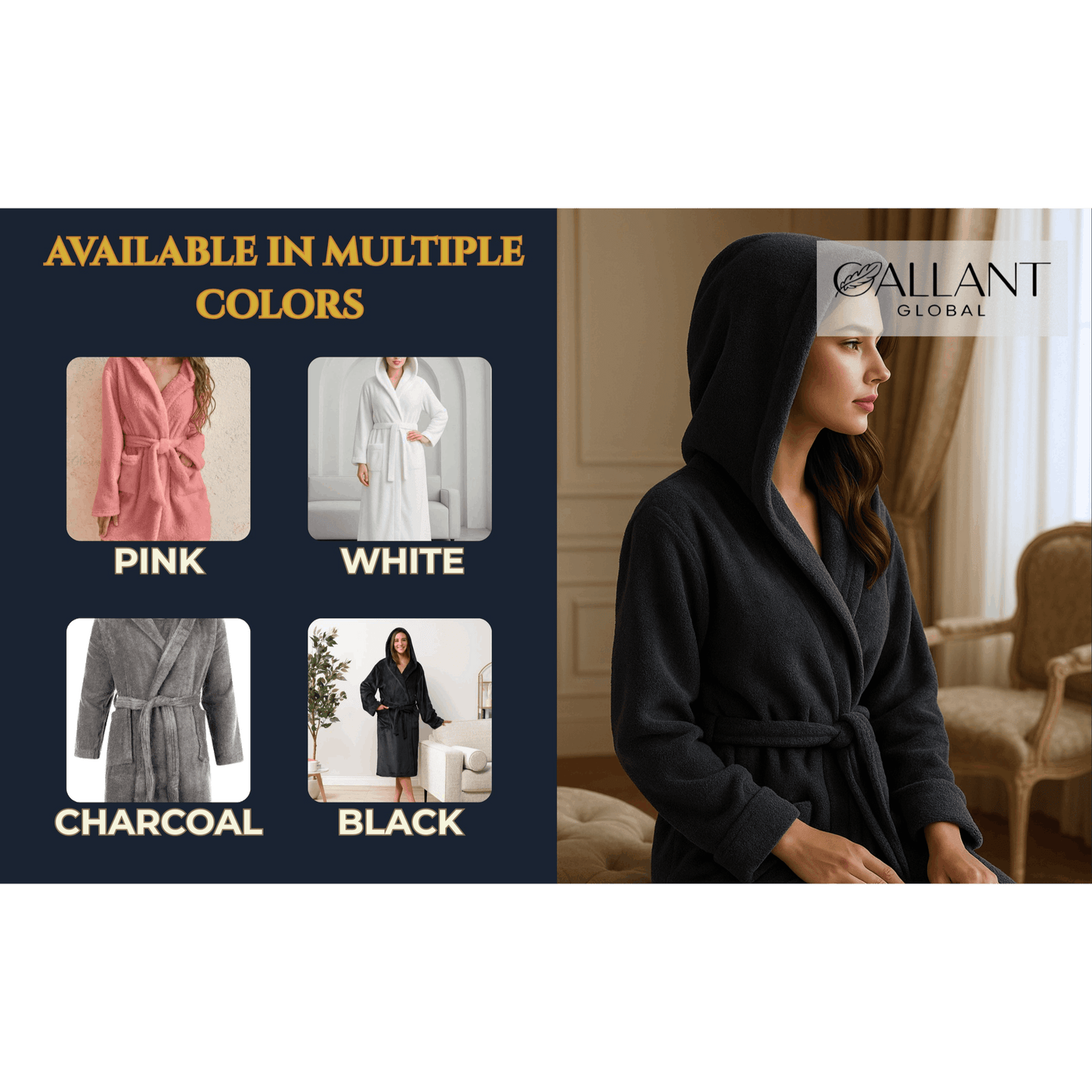 M-2XL Plus Size 4 Colors Premium Men Women 100% Luxury Cotton Super Soft Terry Towel Bath Hooded Robe Ladies Dressing Gowns Towel Bathrobe Nightwear Housecoat Bathing Apparel Supplies