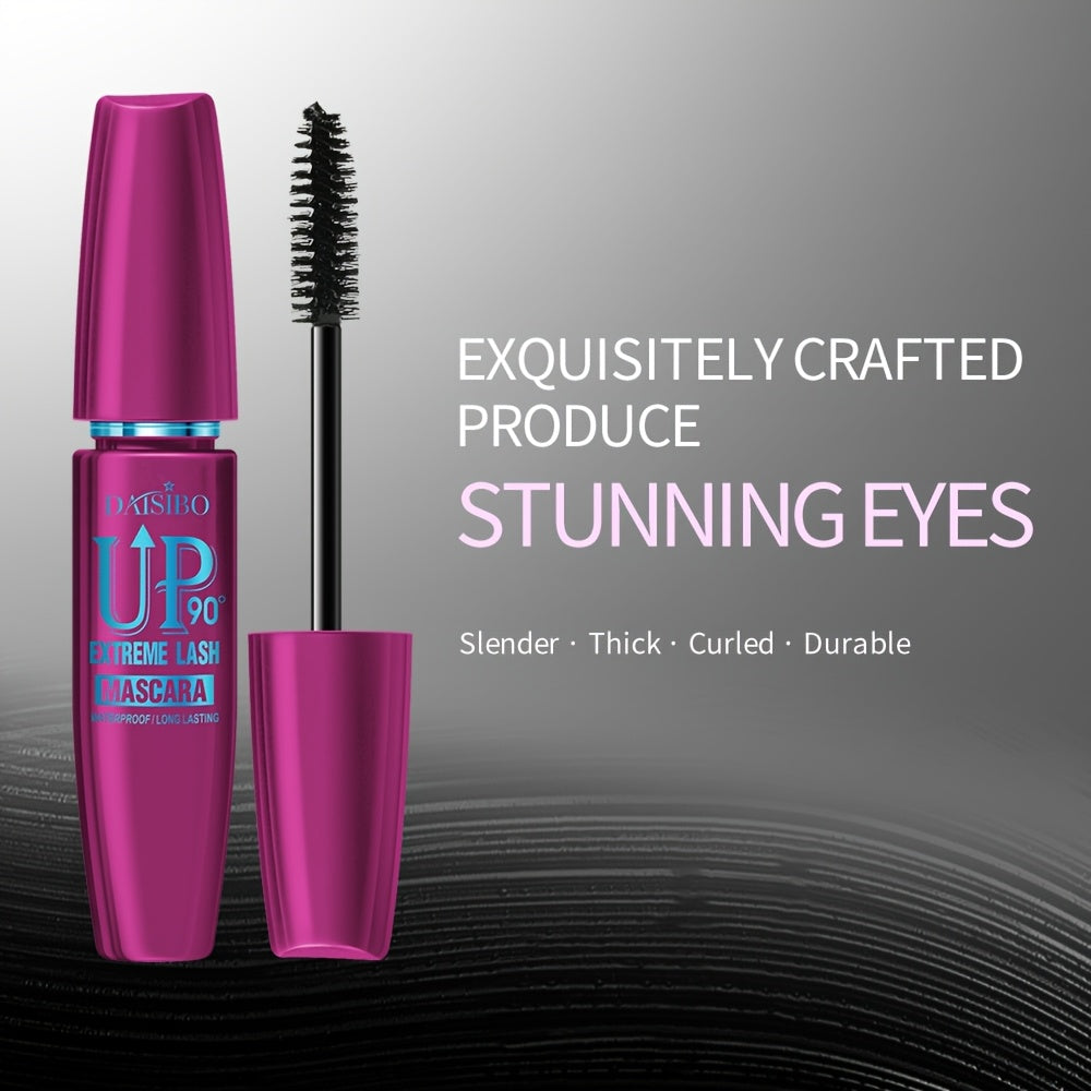 4 PCS Set  4D Mascara Set, Waterproof, Volumizing, Curling, Long-Lasting, Black Shades for All Skin Types Women Eyewear Make-Up Cosmetic Accessories