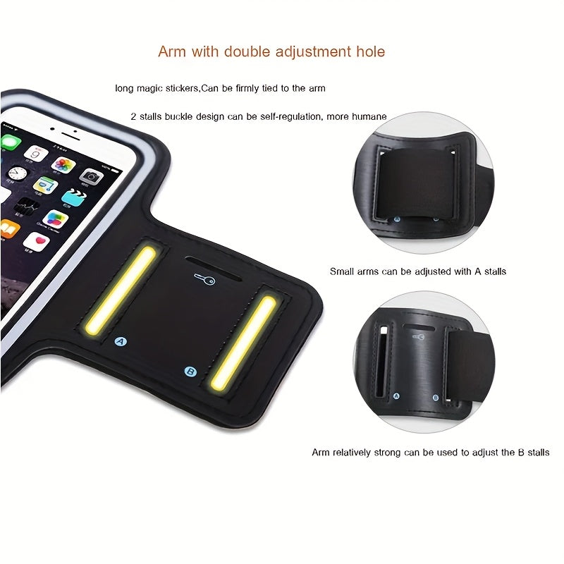 Mobile Cell Phones Holder for Outdoor Sports, Designed for Gym Use, Cycling, And Running, Featuring a 5.5-Inch Arm Strap Cover Compatible with for Samsung And iPhone Devices