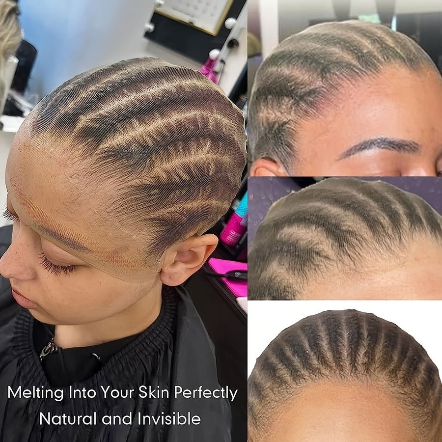 30pcs Ultra Thin Invisible HD Wig Caps for Women - Transparent Nylon Stocking Caps for Lace Front Wigs, Bald Caps, Sheer Nude Wig Accessories, No-Slip Fit, Sleek Design, Wig Caps for Wigs