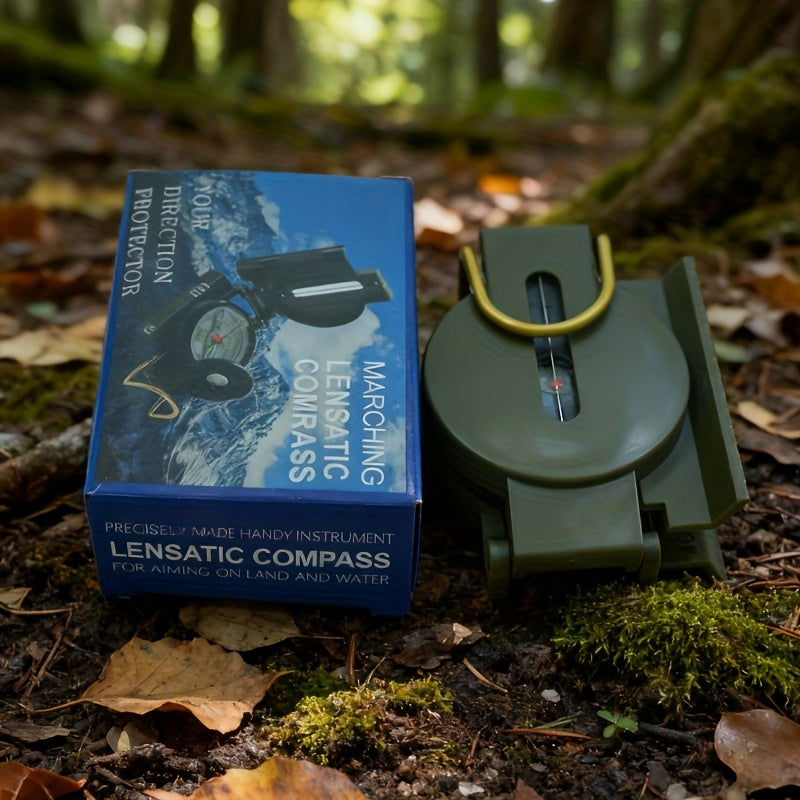 Outdoor Emergency Survival Compass, a Multifunctional Waterproof Portable Compass for Hiking, Camping, Bushcraft Mountain Adventures And Traveling, Without Battery Sports Activities