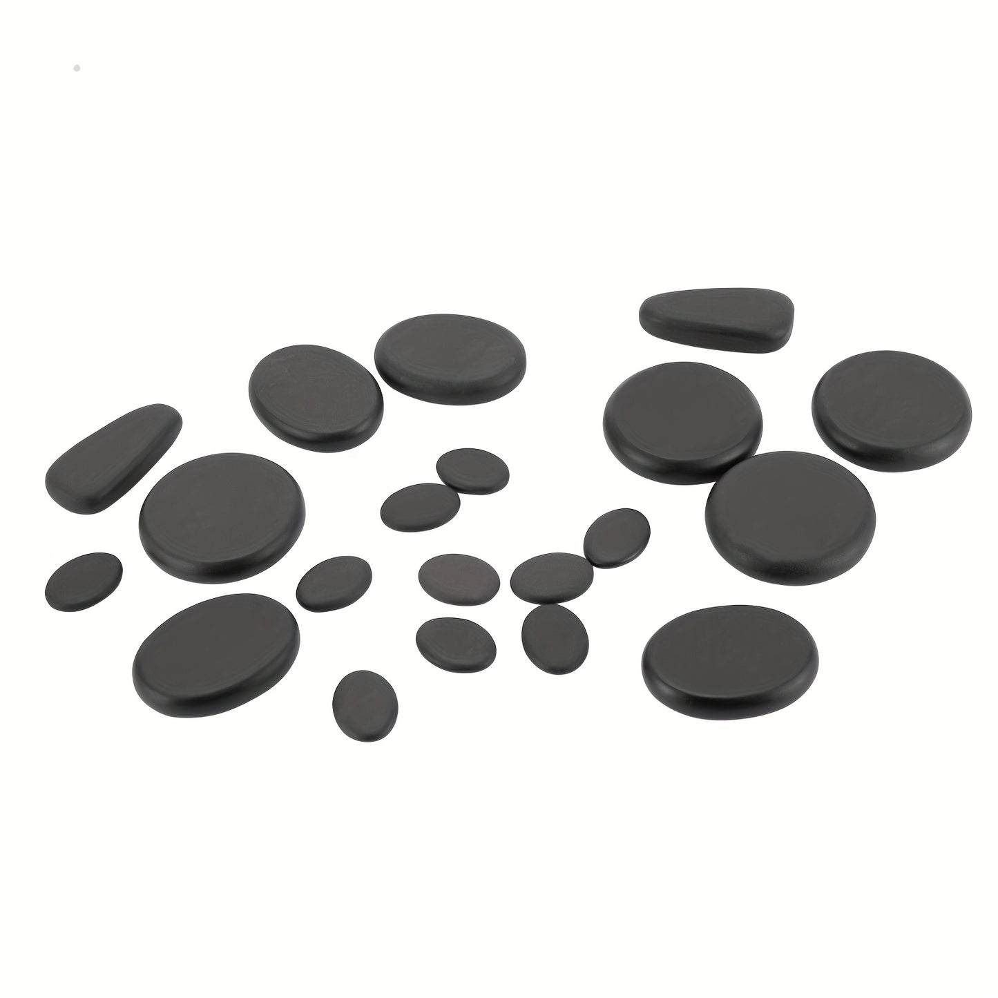 NEW Upgraded Pro 18 PCS Set Hot Stones Massage Set Natural Volcanic Rocks Portable Massage Stone Heater Kit Full Body Therapy Treatment Pain Relief Massage Set Relaxation Health Care Supplies