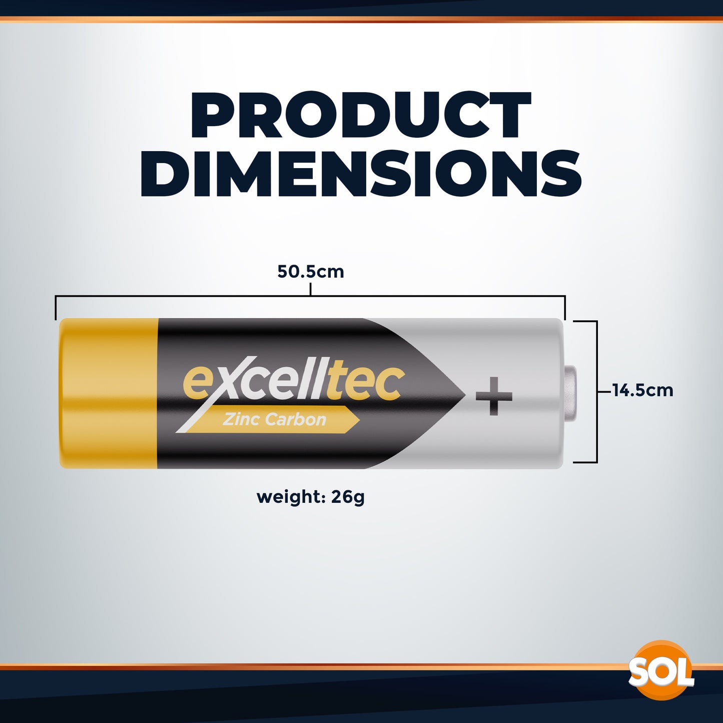 20 Pack Set Excelltec AA / AAA Batteries | 1.5V Zinc Carbon Dry Cell 1000mAh Battery for Low Drain Devices | Non-Rechargeable Primary Cell Batteries for Remote Controls, Clocks, Flashlights, Alarms, Radios & More | Long Shelf