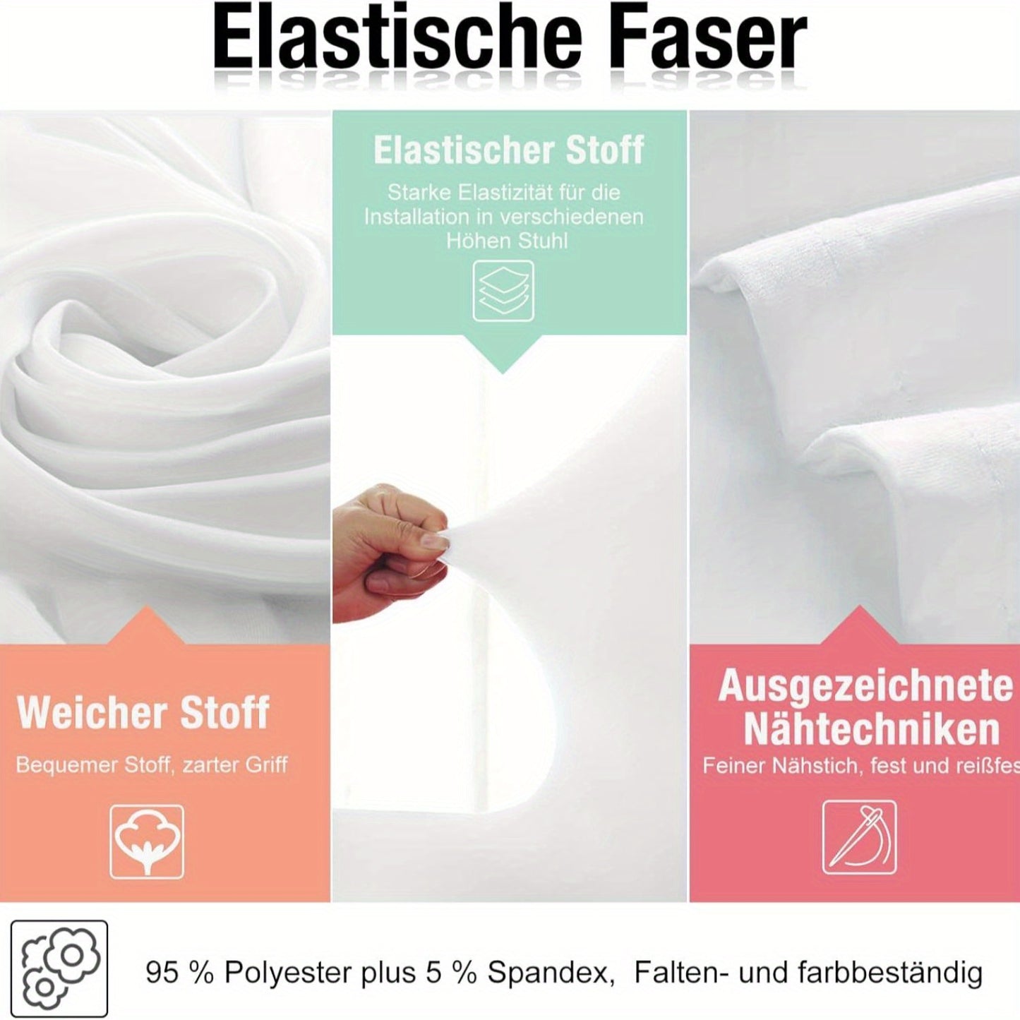 50-100 PCS Set Elegant White Stretch Chair Covers with Bowknot - 50/100pcs Set for Weddings & Parties Birthday Wedding Decoration Home Indoor Outdoor Accessories