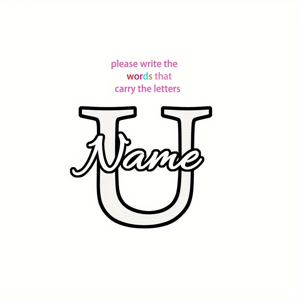 Customized bedroom personalized double-sided letter LED mirror light, USB power supply, suitable for room wall, bathroom, neon light mirror, Christmas Valentine's Day birthday gift (1pc)