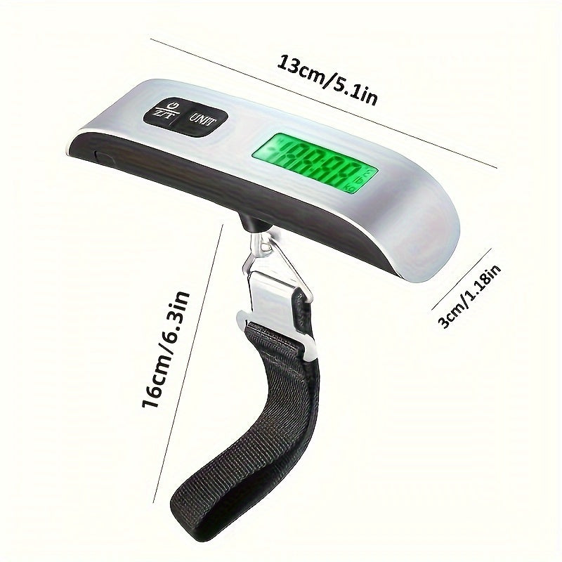 Electronic Luggage Scale, Portable Scale, Hook Scale, Parcel Scale, 50KG Mini Hanging Scale, Portable Spring Lifting Scale, Fishing Scale for Home Use Outdoor Travel