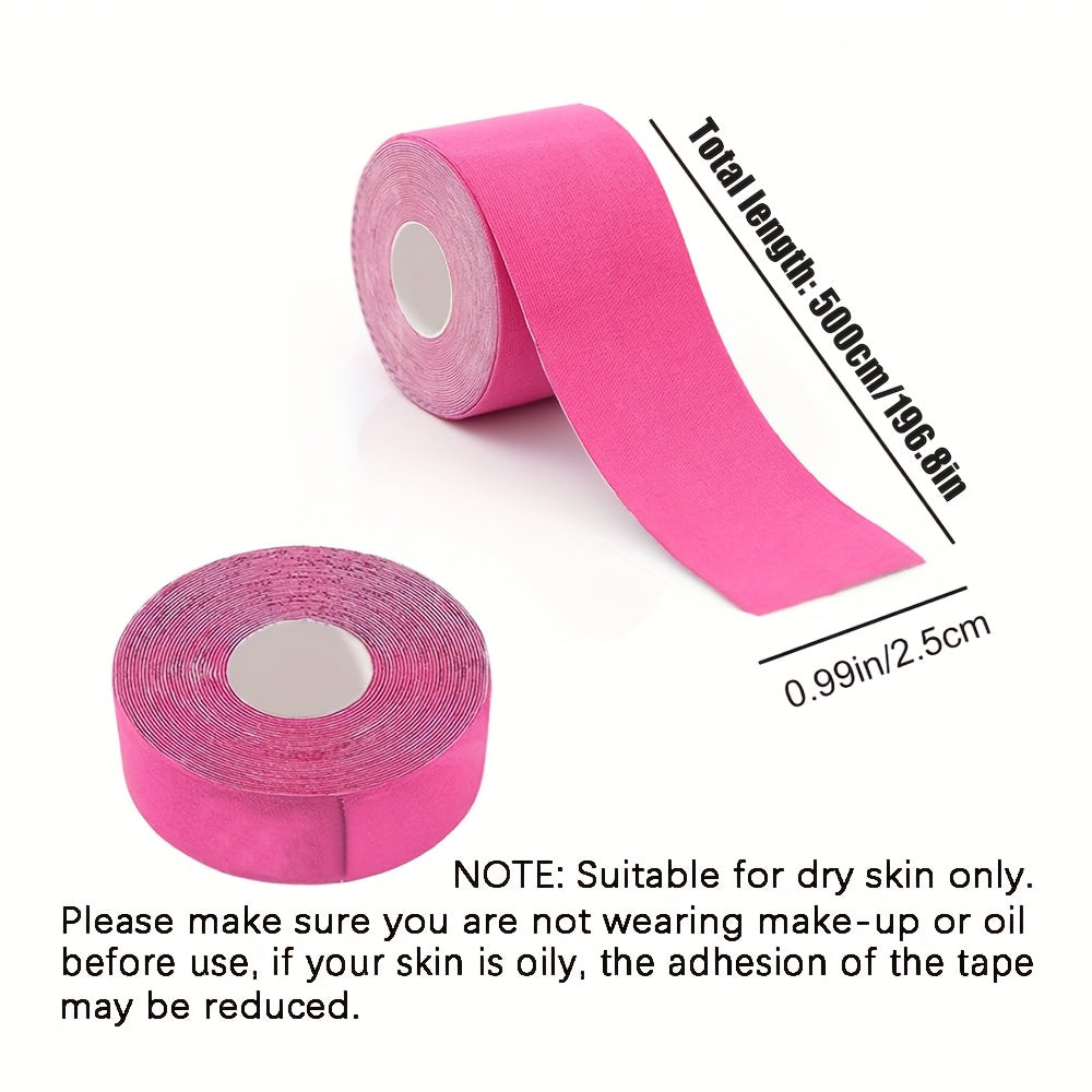3 Rolls Set Anti-Wrinkle Face Tape - Blue, Pink, Beige | Facial and Body Skincare Adhesive | Gentle on Sensitive Skin | Perfect for Wrinkle and Light Beige Care, Skincare Adhesive | Soft Adhesive | Skincare Tape, Facial Light