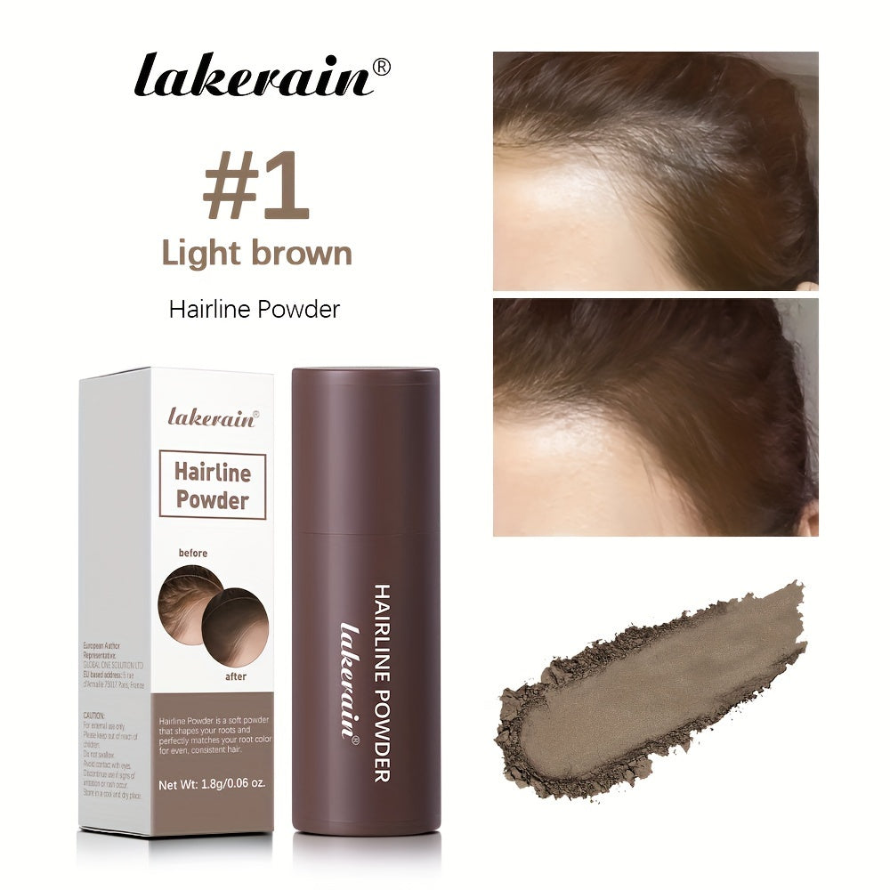 Hairline Powder Stick, Hair Shadow Sponge Pen, Used to for cover Gray Roots, Enhance Hair, And Conceal Thinning Hair, with Strong for coverage That Perfectly Matches The Roots to Create a Flawless Hairline