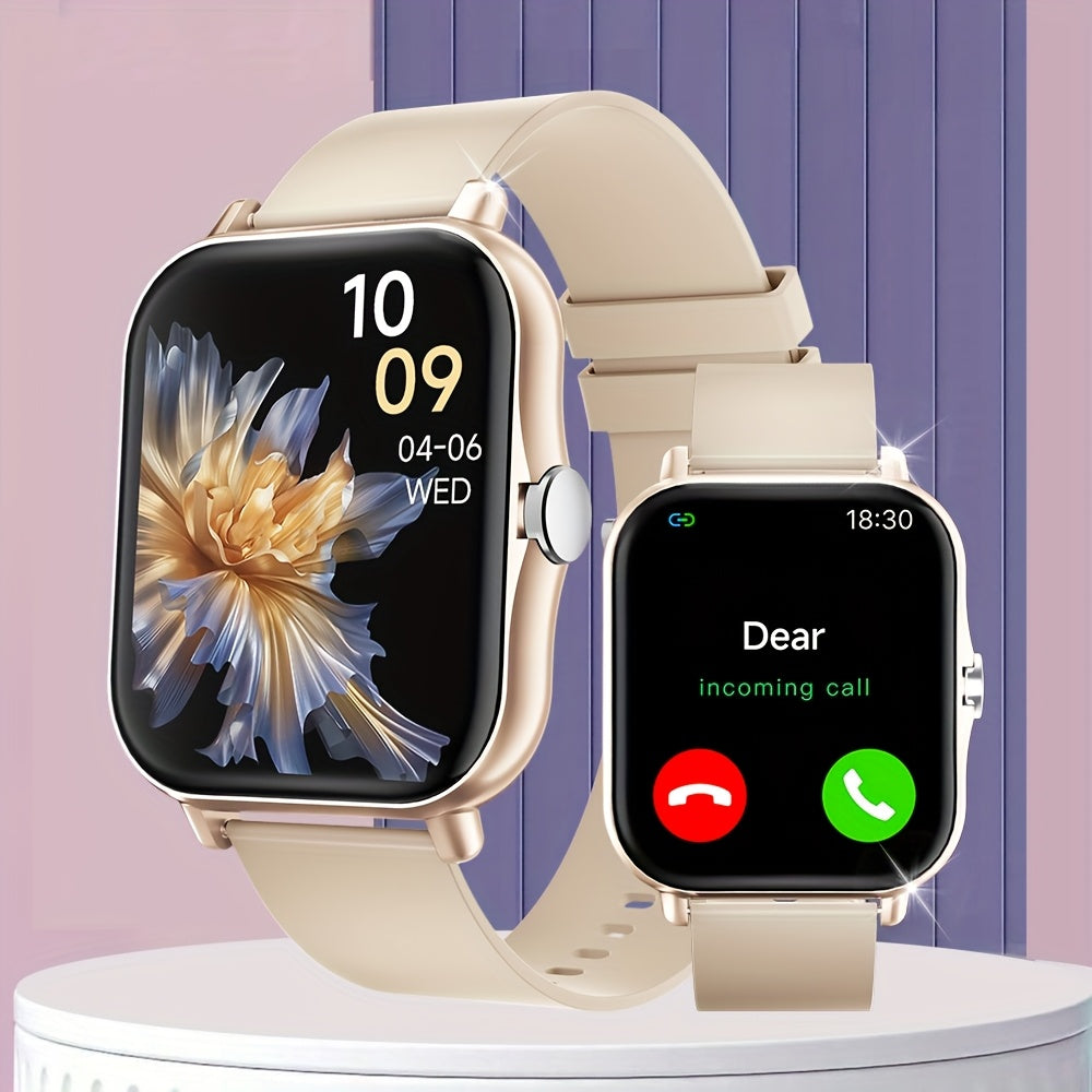 The 1.83-Inch Smart Watch Is Suitable for Both Men And Women - Wireless Calling Watch That Features App Notifications, a Calculator, an Alarm Clock, And Over 100 Sports Modes. with Its Stylish Design