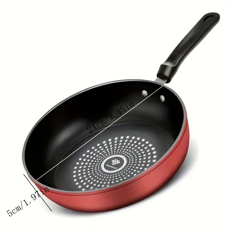 Non-Stick Lightweight, Smokeless, 24,5cm Frying Pan Suitable for Home Use, Perfect for Pancakes, Steaks, And Breakfast, Compatible with Gas Stoves And Induction Cookers Home Kitchen Accessories