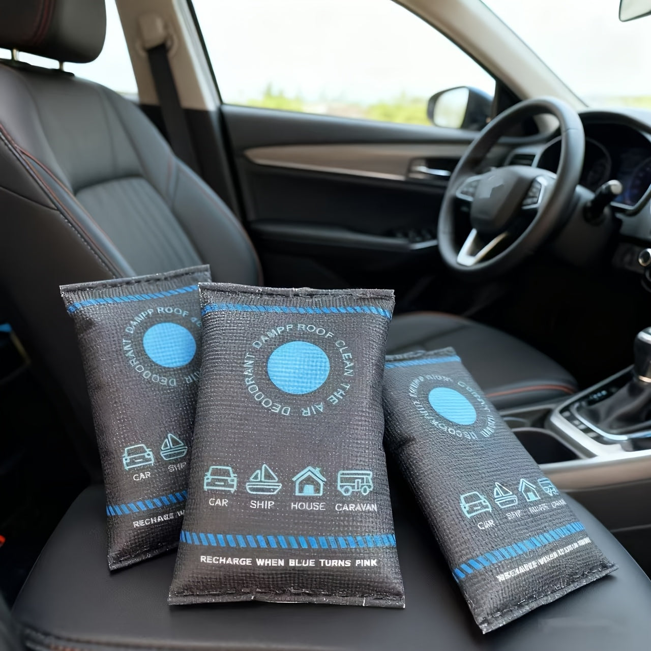 2pcs/3pcs Dehumidifier Packs for Home, RVS, Cars, and Boats | Silicone Moisture Absorbers, No Electricity Needed