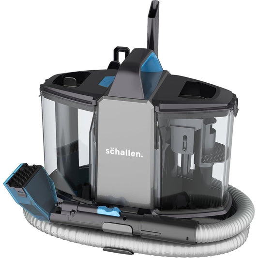 Deep Cleaning Upholstery & Carpet Cleaner Machine | Carpet Washer with Clean & Dirty Water Tank | Portable Powerful 500W Motor | Includes Carpet Brush, Glass Brush & Crevice Nozzle | Home & Car Carpet Cleaning Appliance | Sta
