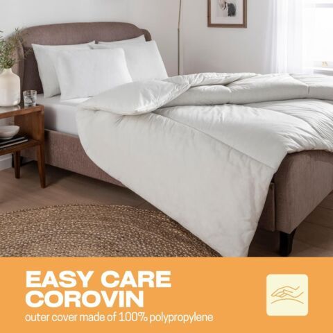 Luxury - Lightweight Duvet Quilt Five Star Hotel Top Quality 2.5 4.5 10.5 13.5 15 TOG Options All Season Duvets - Lightweight Bedding– Year-Round Comfort for Summer and Winter Nights – Elegant and Durable