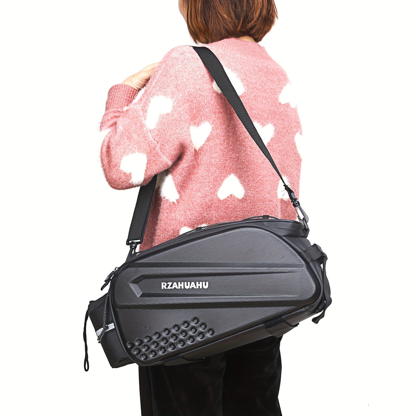 Bicycle Riding Bag, Rear Rack Bag, Mountain Bike Camera Sling Bag, Hard Shell Waterproof Rear Bag