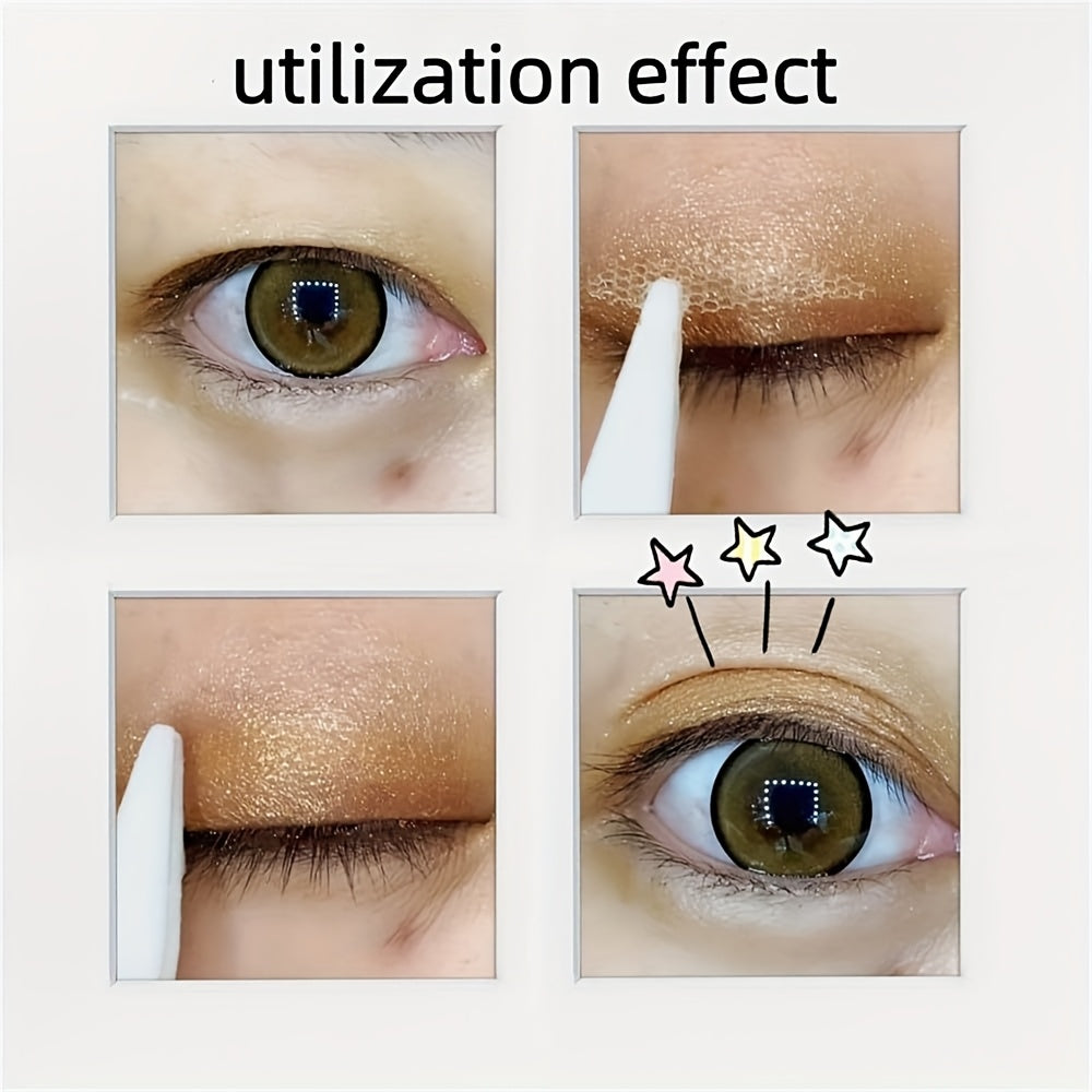 NEW 36 PCS Droplet-Shaped Double Eyelid Stickers + Tweezers + Fork Designed to Enhance The Appearance of Round, Naturally Large Eyes. For Sagging Eyelids They Feature a Curved Design for Easier Application