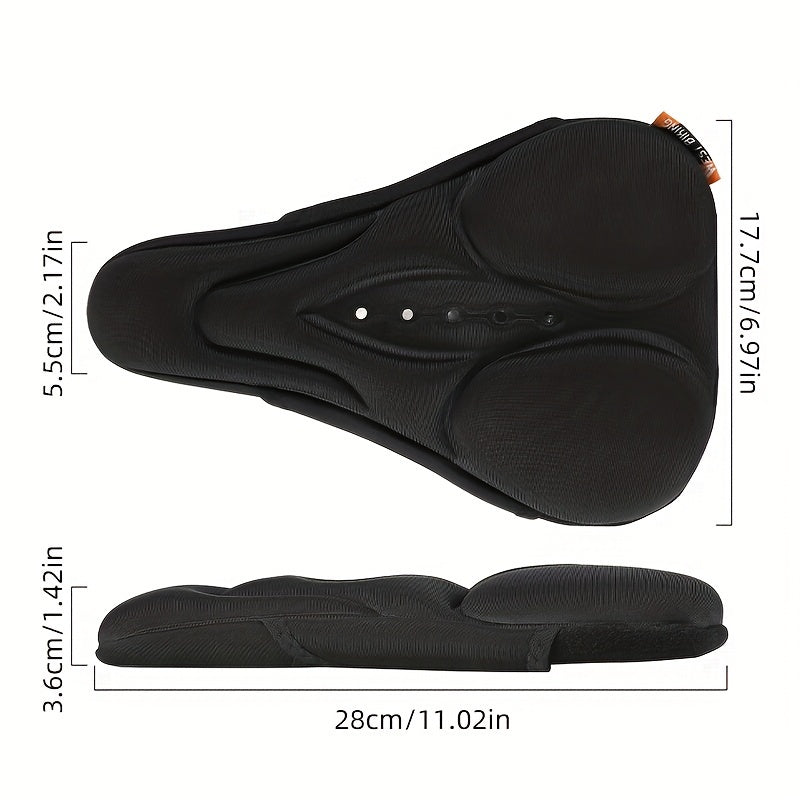 NEW Bike Saddle Cover Comfortable Breathable Seat Cover Soft Sponge Bike Seat Cushion