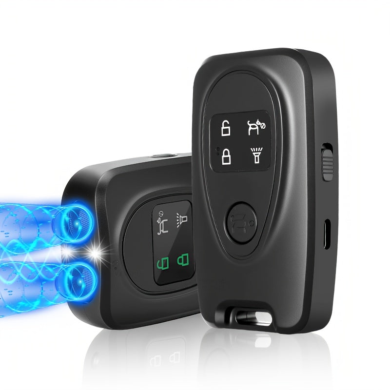 Mini Handheld Anti-Barking Device, Soundwave technology Dog Repeller, Noise Reducer, Quiet Pet Trainer, Compact & Portable, Ideal for Dog Training & Outdoor Use, Black, Perfect Gift for Dog Owners & Dog Lovers,  Compact Desi