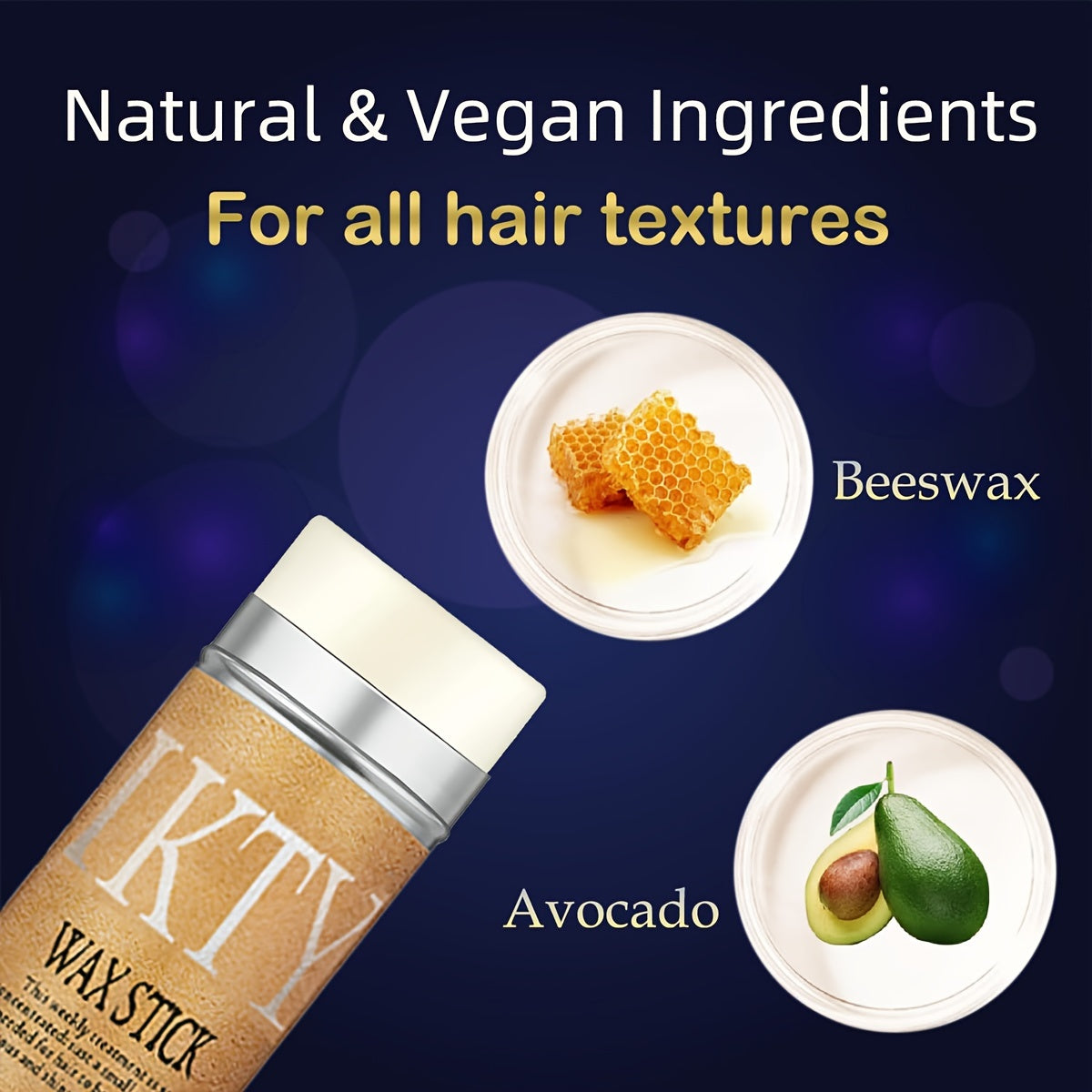 4pcs/Set Hair Wax Stick, Slick Back Hair Brush Set, Long Lasting Hair Wax Stick For Hair, Teasing Brush For Hair Styling, Edge Brush For Tame Frizz For Baby Hair, Rat Tail Combs For Parting